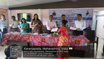 माननीय आयुक्त विजय सूर्यवंशी साहेब यांच्या हस्ते घरकुल पूर्ण झाल्याबाबत प्रमाणपत्र वाटप करण्यात आले