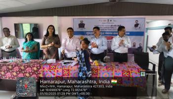 माननीय आयुक्त विजय सूर्यवंशी साहेब यांच्या हस्ते आबाकार्ड वाटप करण्यात आले